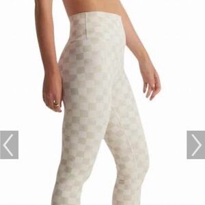 ZSupply 7/8 Leggings - Olive Crush (Green and Cream Design) - NWT